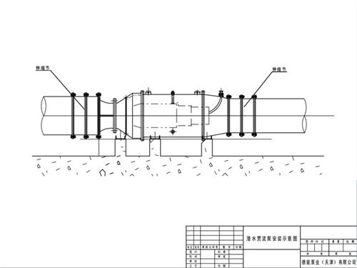 【河道堤壩水位調(diào)節(jié)用大流量貫流泵】-